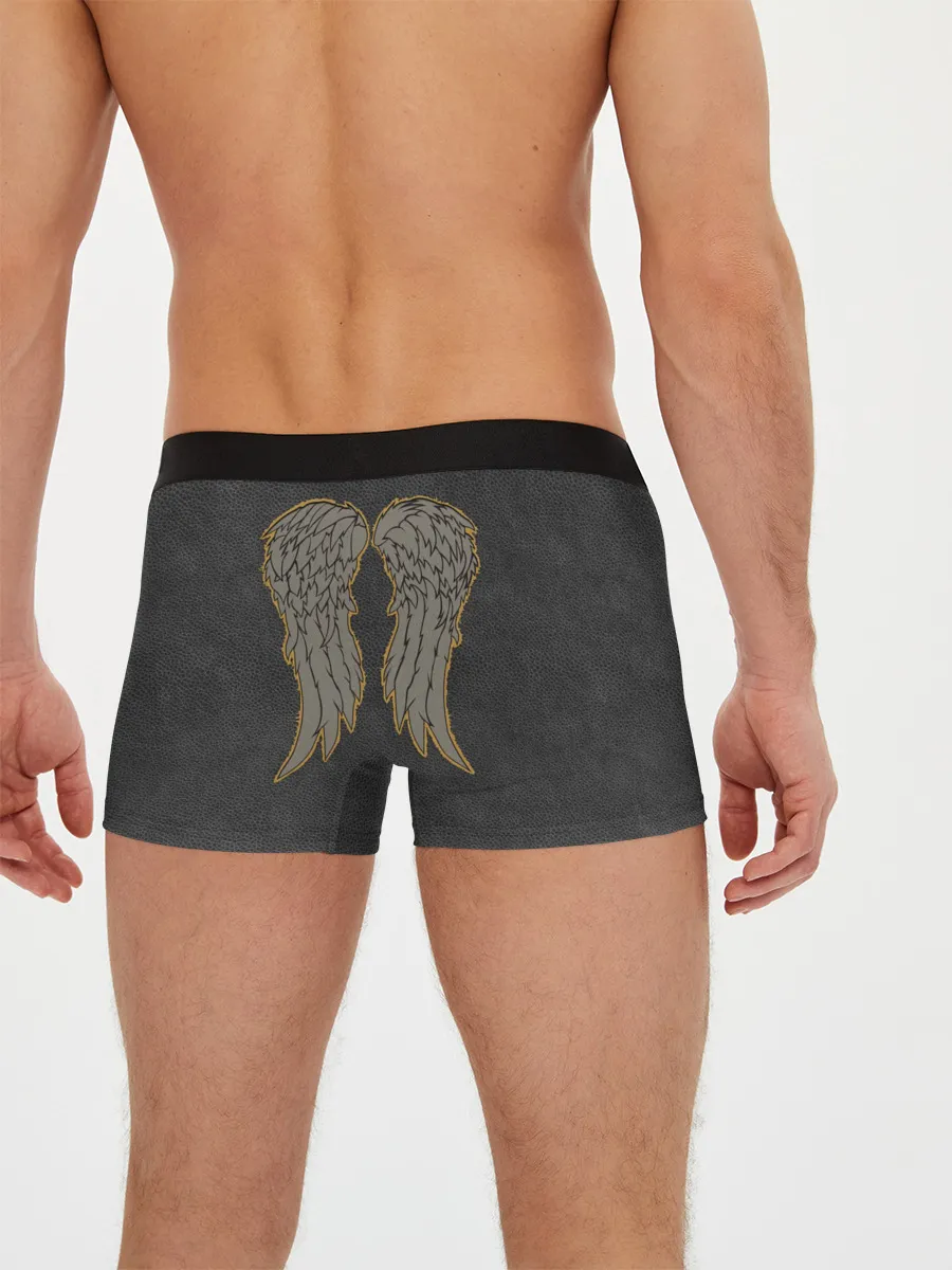 Мужские трусы боксеры / Ходячие крылья на спине