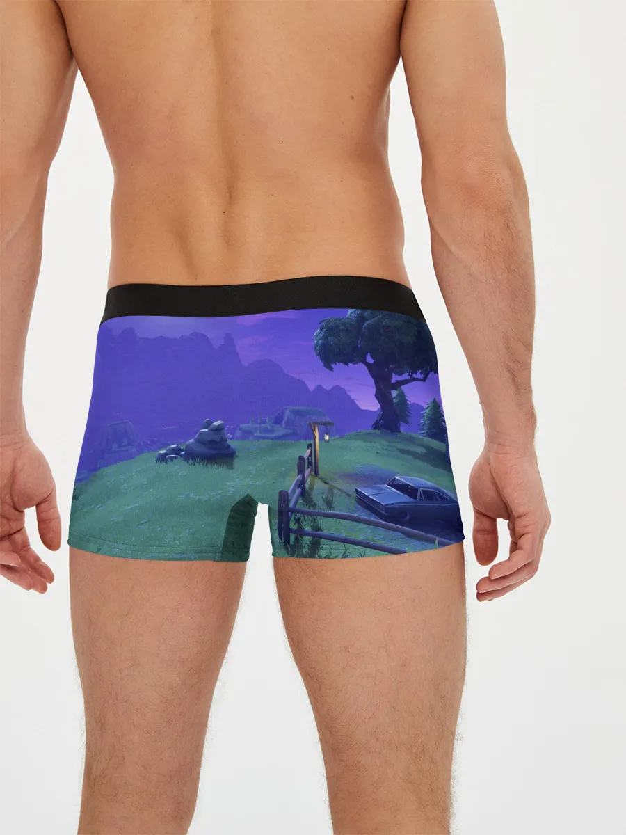 Мужские трусы боксеры / Fortnite Night