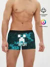 Мужские трусы боксеры / Сергей в стиле Minecraft