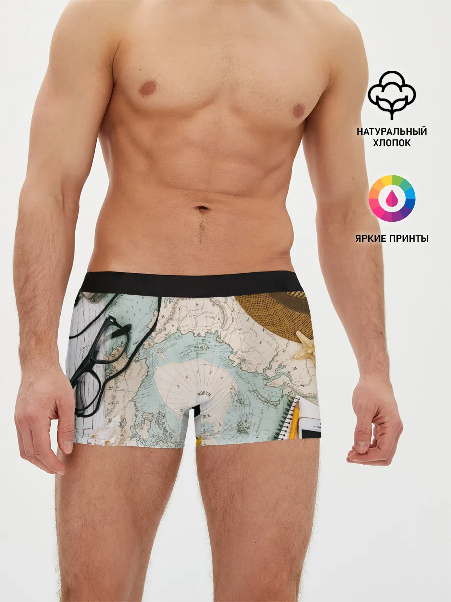 Мужские трусы боксеры / Тайна путешествия