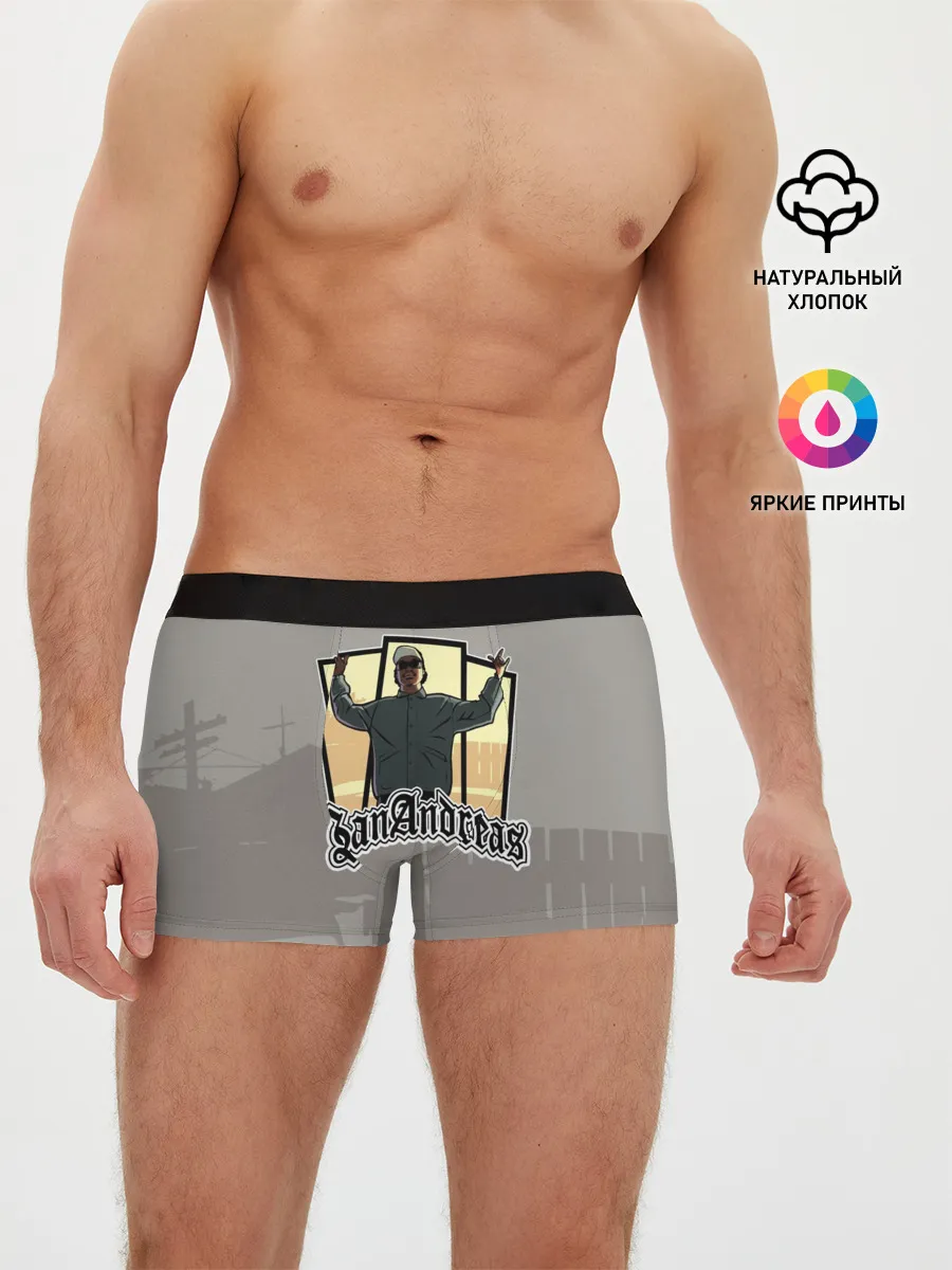 Мужские трусы боксеры / GTA SA - Райдер v2