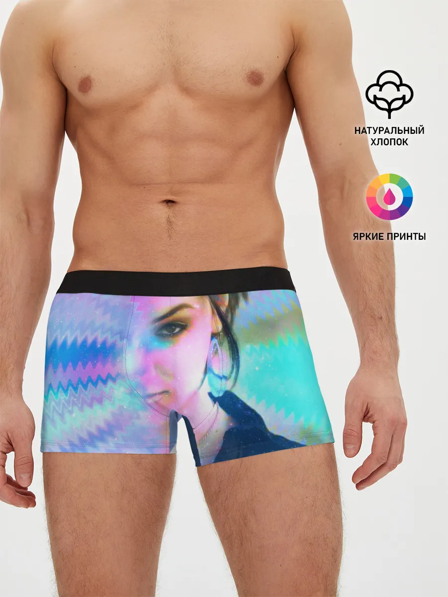 Мужские трусы боксеры / Саша Грей. Абстракция