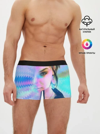 Мужские трусы боксеры / Саша Грей. Абстракция