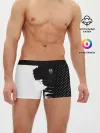 Мужские трусы боксеры / Barcelona uniform black 2018