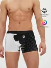 Мужские трусы боксеры / Real Madrid uniform black 2018