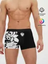 Мужские трусы боксеры / Russia Black&White Style
