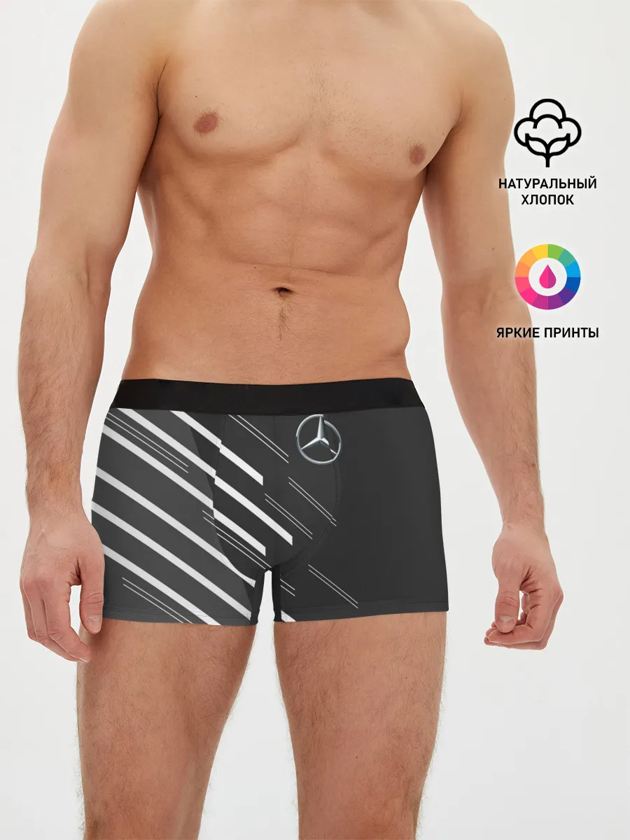 Мужские трусы боксеры / MERCEDES BENZ SPORT