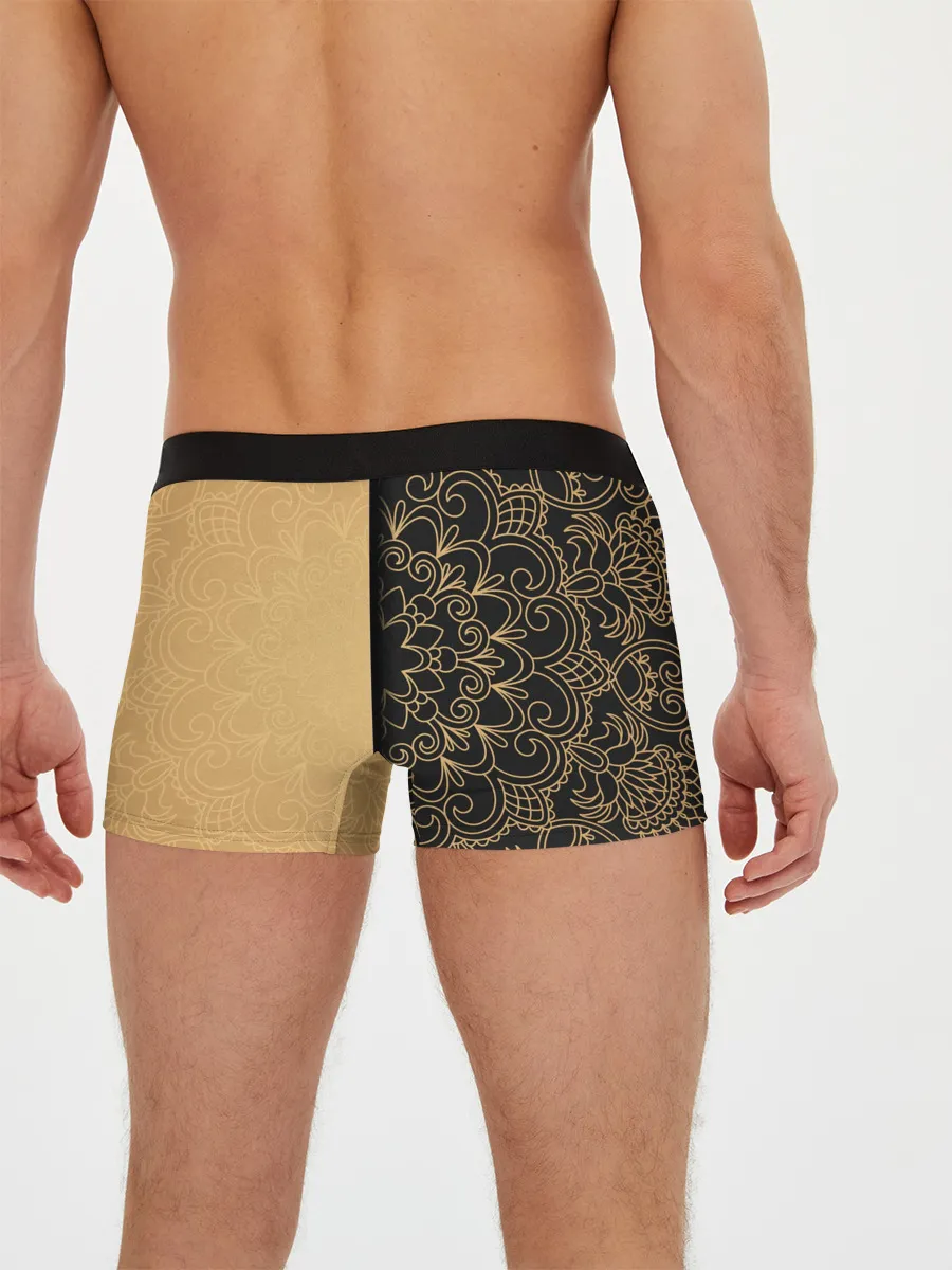 Мужские трусы боксеры / Черное золото
