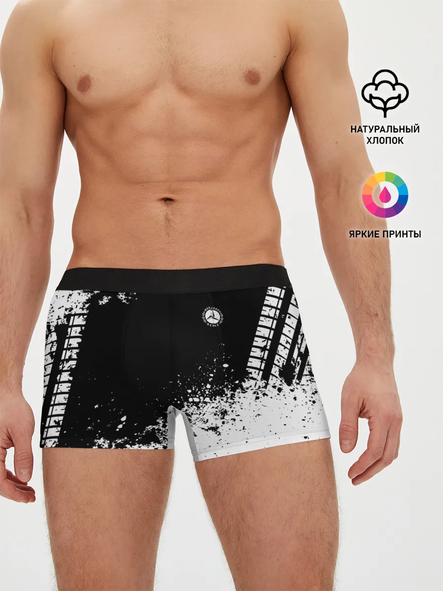 Мужские трусы боксеры / Mercedes brand motors