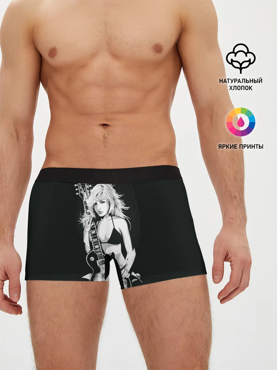 Мужские трусы боксеры / Девушка с гитарой