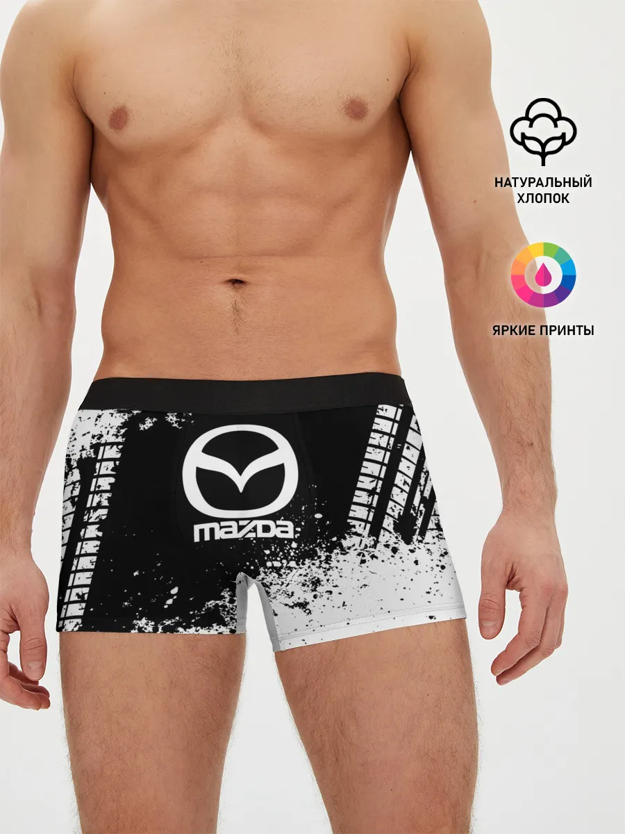 Мужские трусы боксеры / Mazda abstract sport