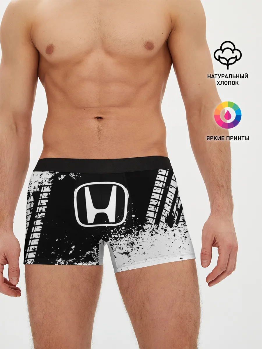 Мужские трусы боксеры / Honda abstract sport