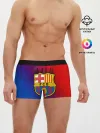 Мужские трусы боксеры / FC Barcelona color sport