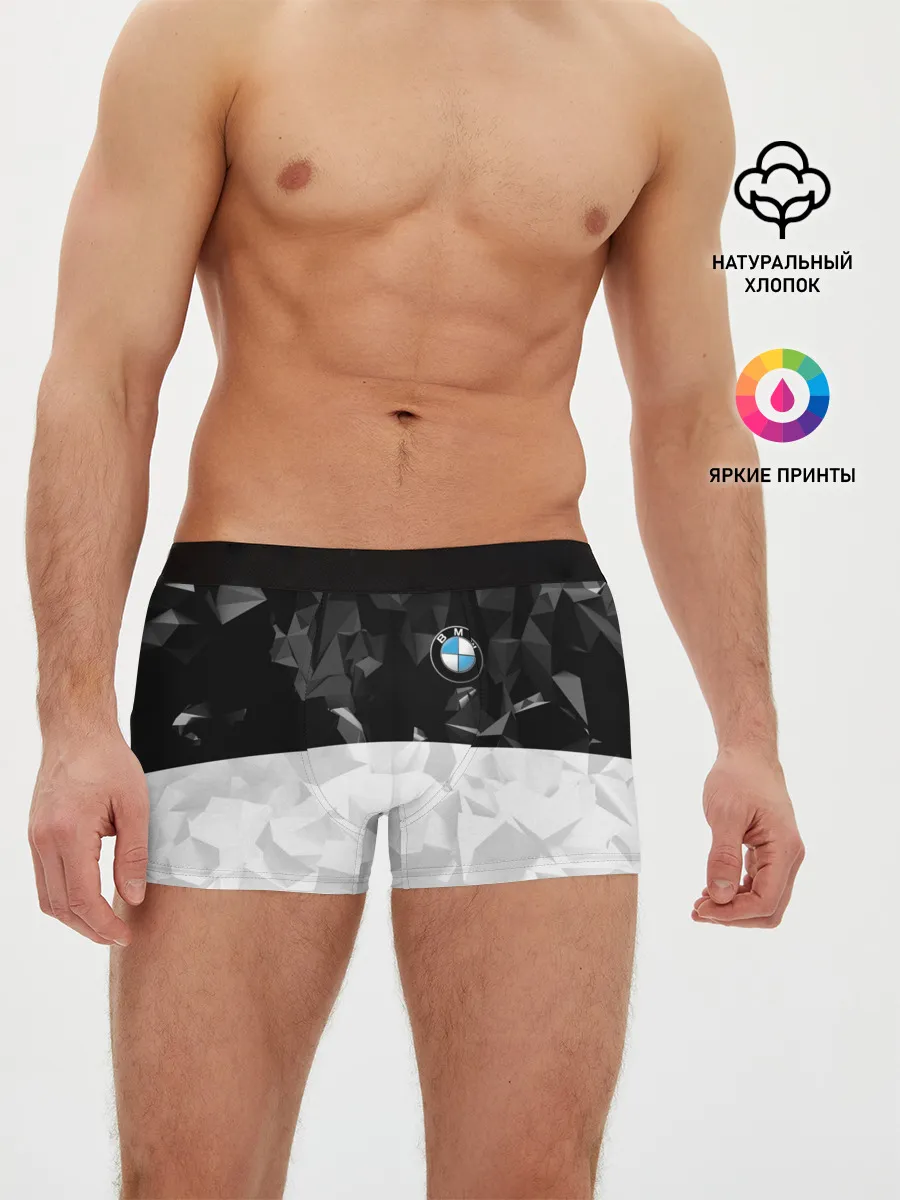 Мужские трусы боксеры / BMW BLACK COLLECTION