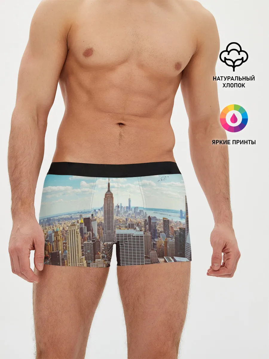 Мужские трусы боксеры / Столица мира