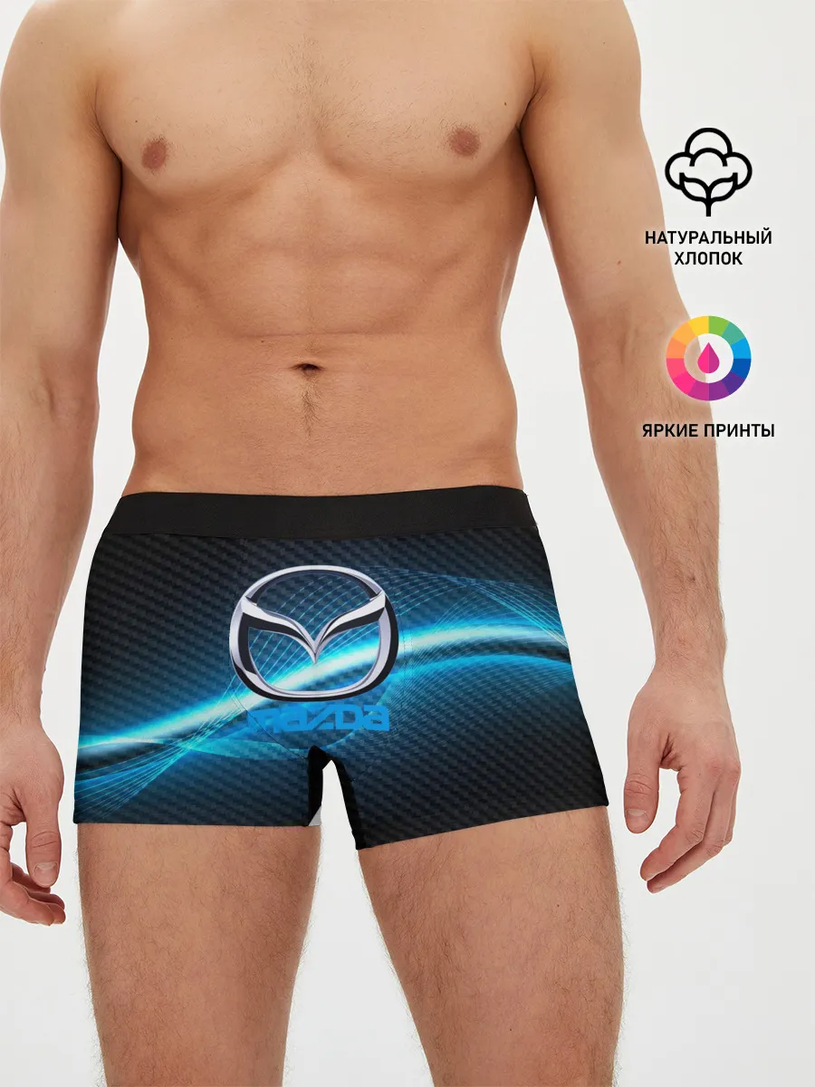Мужские трусы боксеры / mazda machine motor XXI