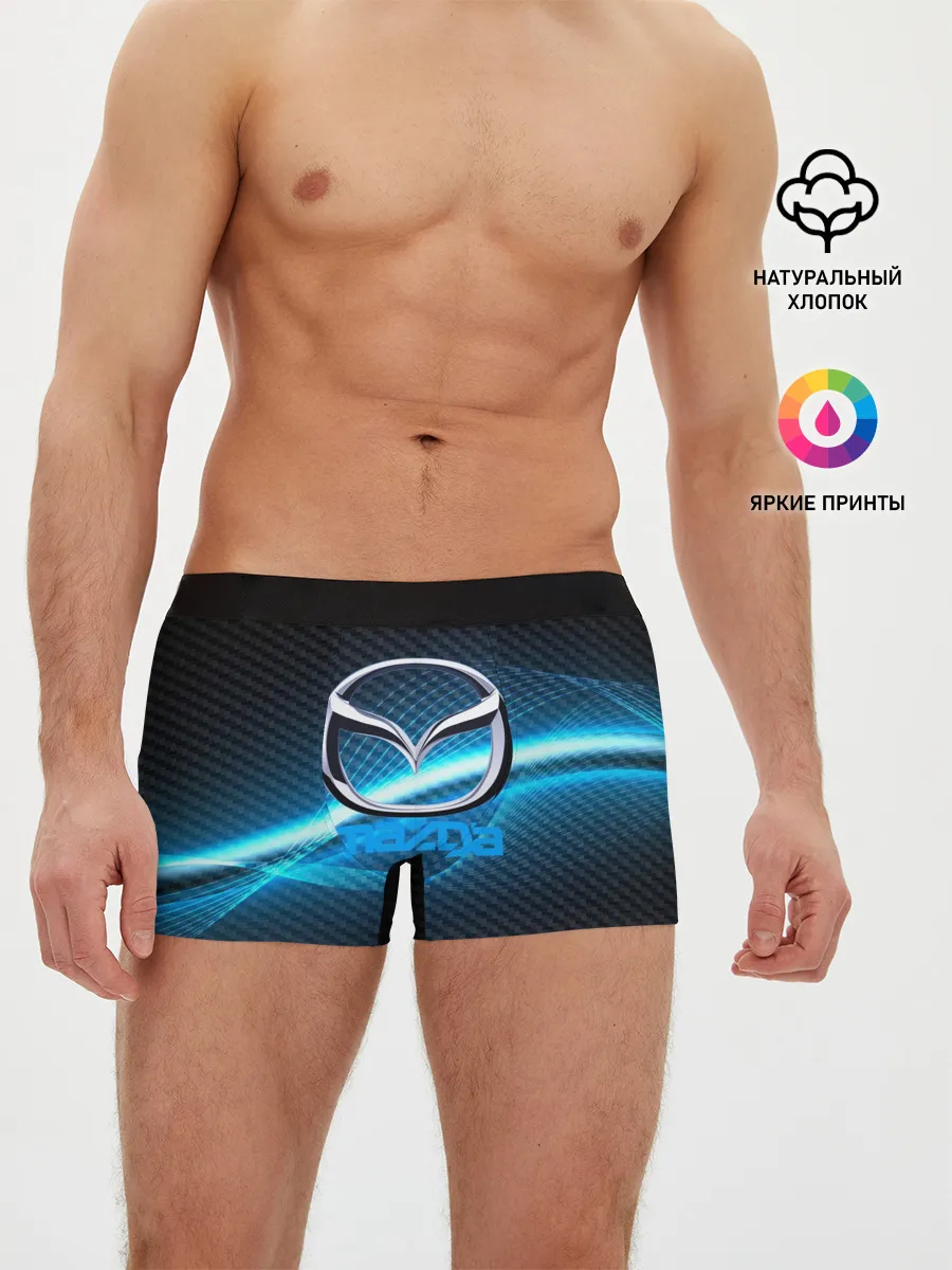 Мужские трусы боксеры / mazda machine motor XXI