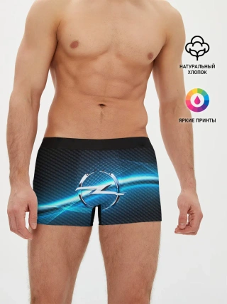 Мужские трусы боксеры / OPEL machine motor XXI