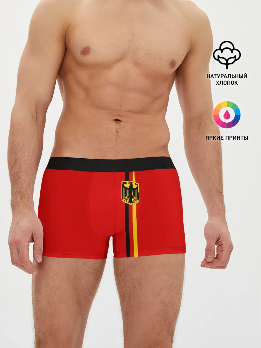 Мужские трусы боксеры / Германия, лента с гербом