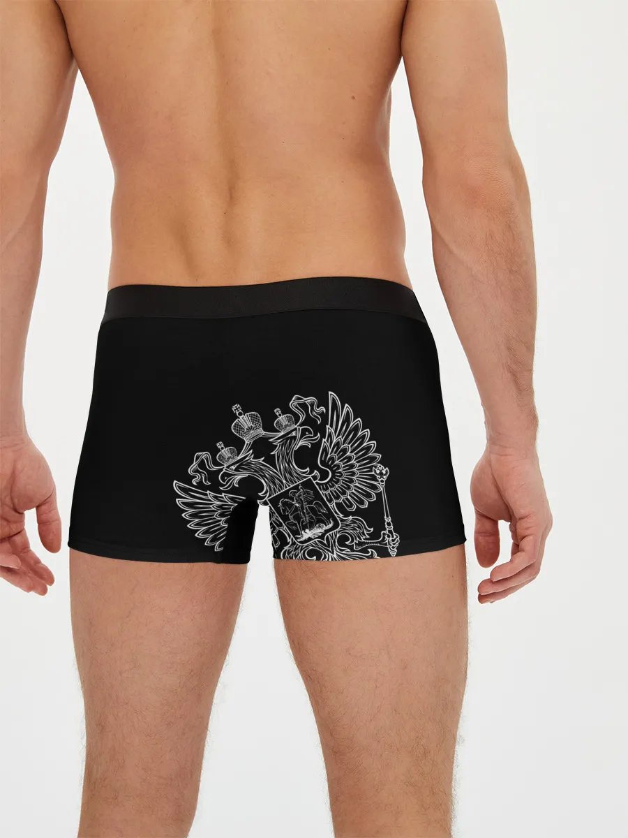 Мужские трусы боксеры / Герб России