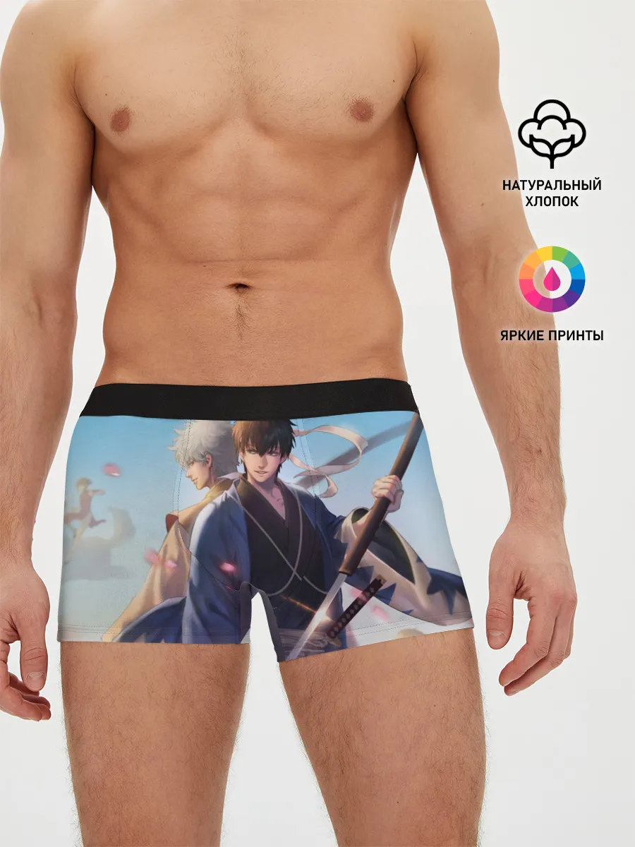 Мужские трусы боксеры / Воин Гинтоки