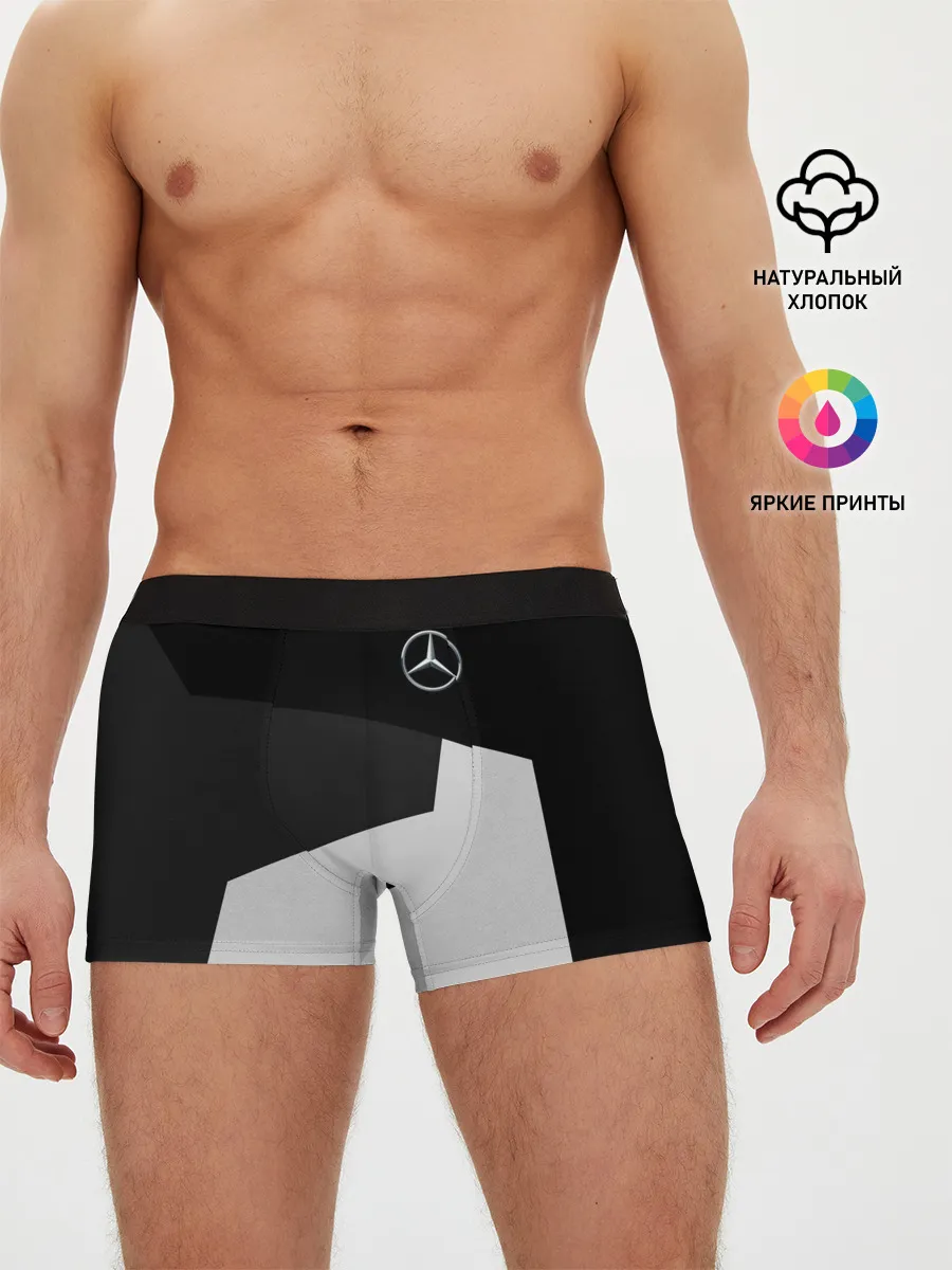 Мужские трусы боксеры / MERCEDES BENZ SPORT