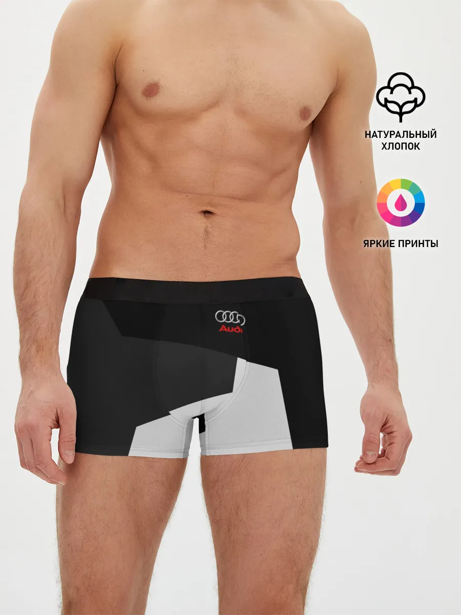Мужские трусы боксеры / AUDI SPORT | АУДИ