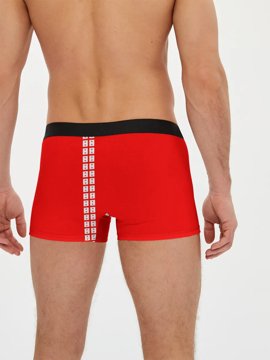 Мужские трусы боксеры / Грузия, лента с гербом