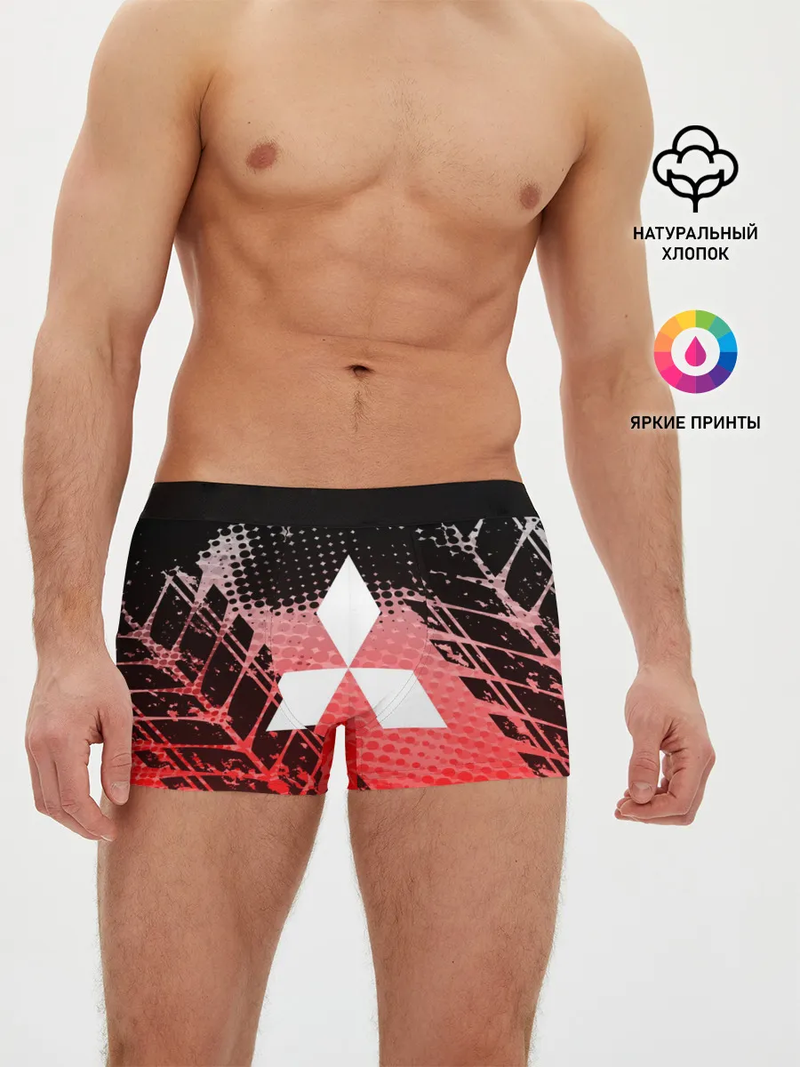 Мужские трусы боксеры / Mitsubishi sport auto motors