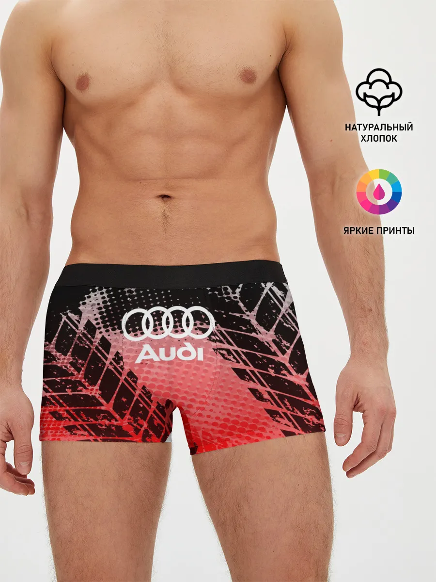 Мужские трусы боксеры / Audi sport auto motors