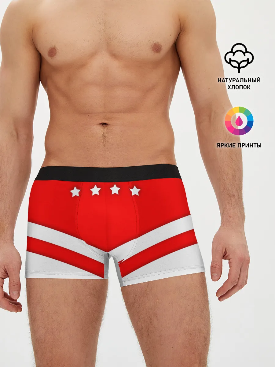 Мужские трусы боксеры / Звезды и полосы