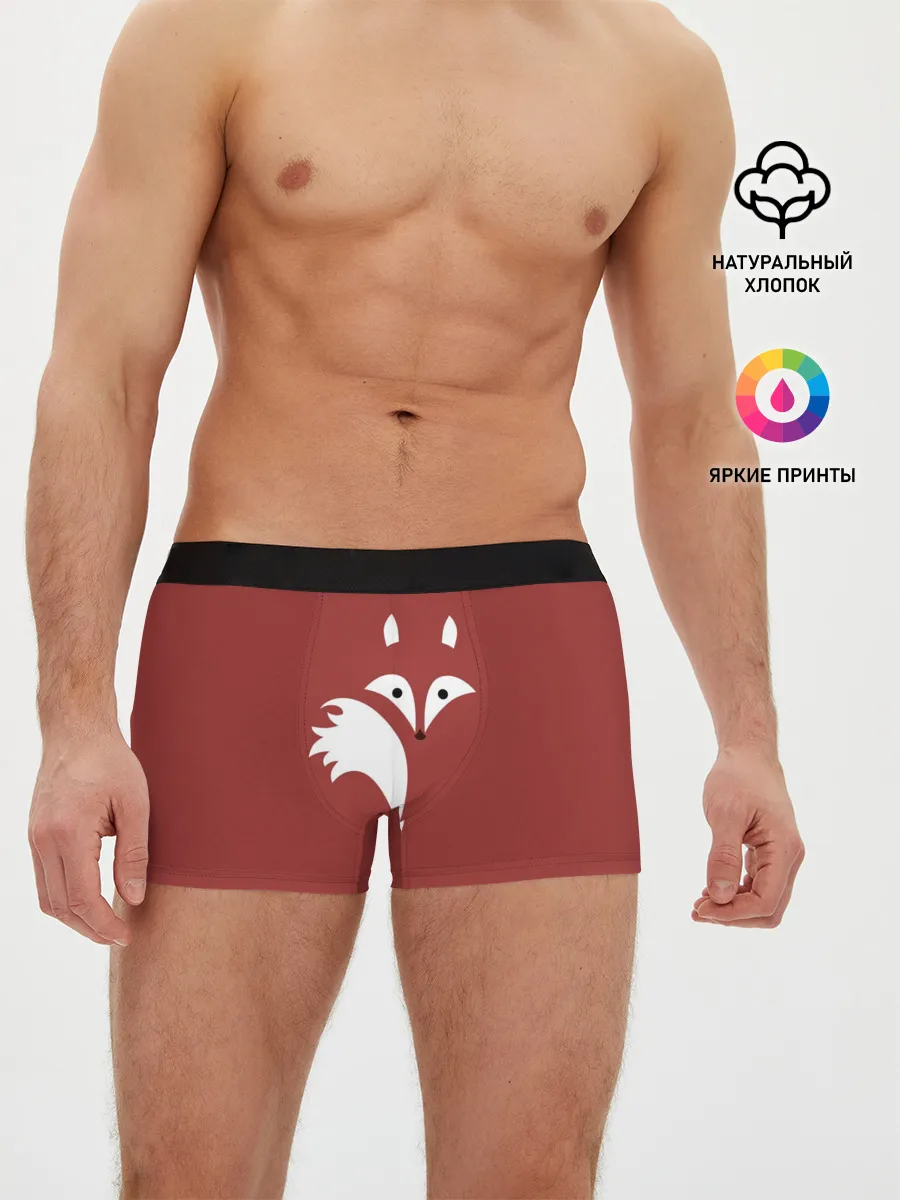 Мужские трусы боксеры / Абстрактная лиса