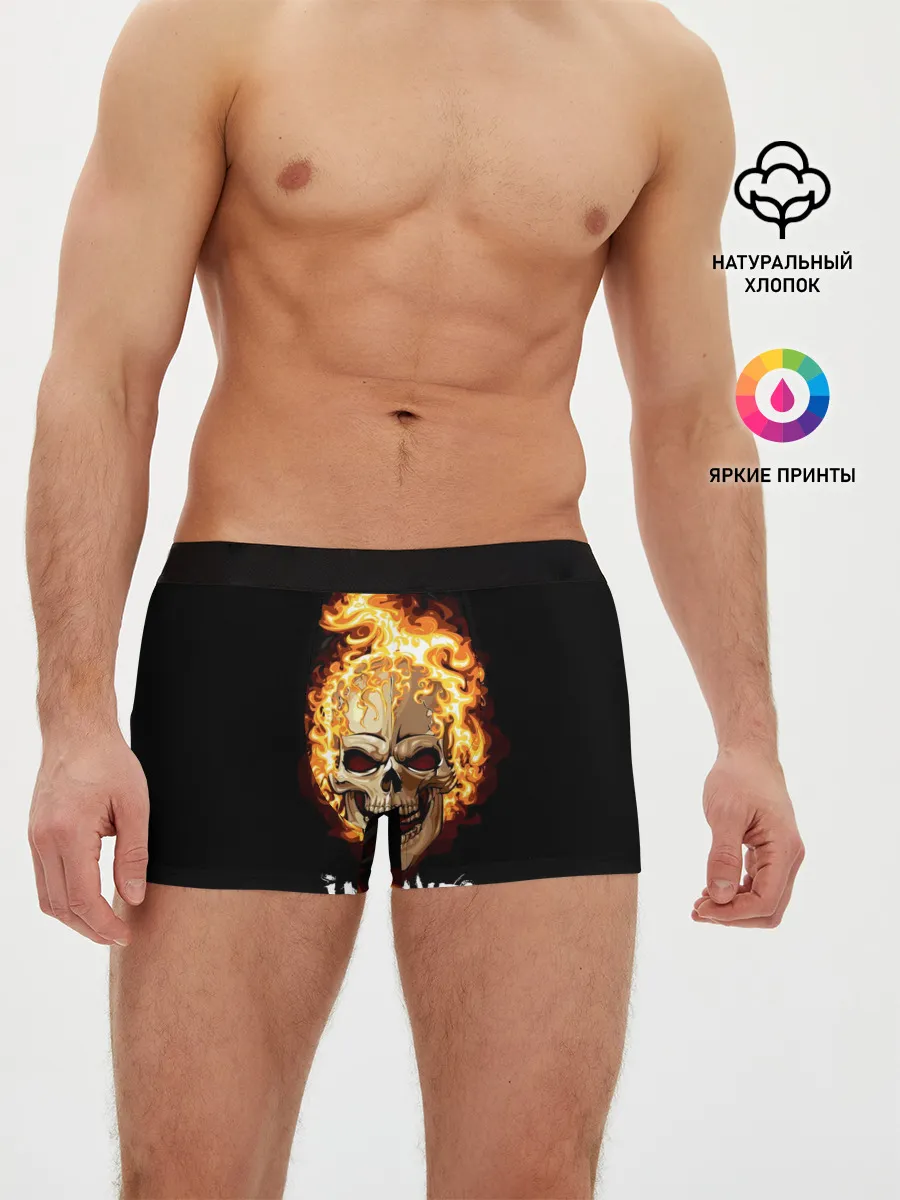 Мужские трусы боксеры / В пламени