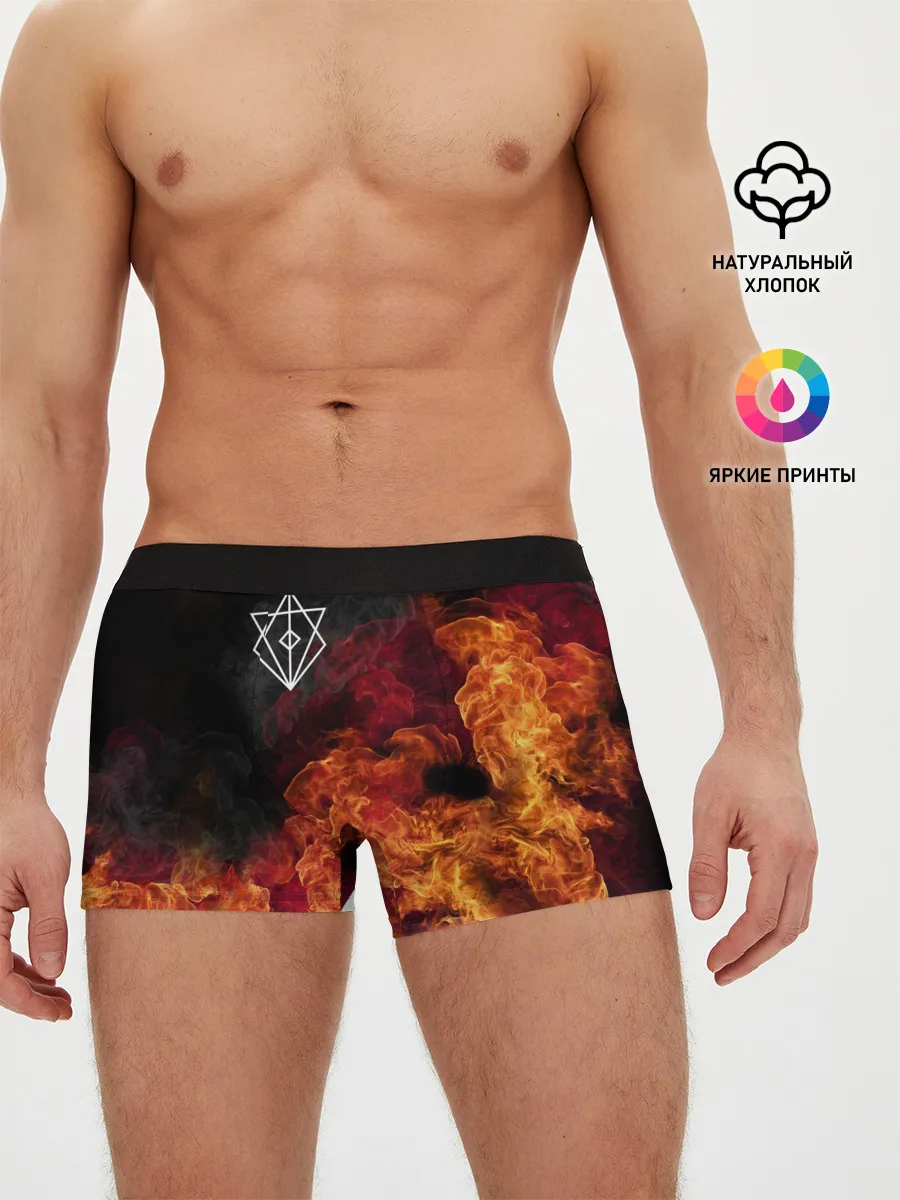 Мужские трусы боксеры / В огне