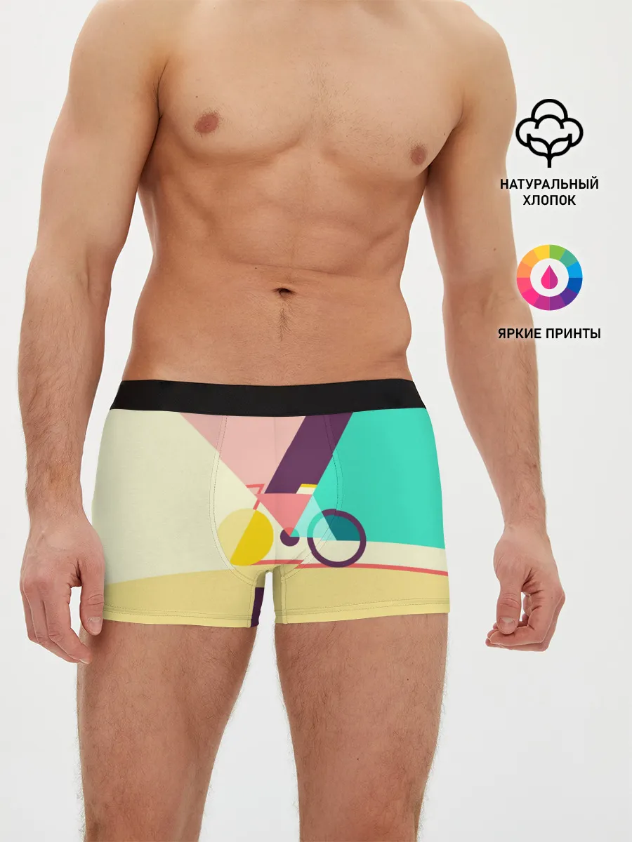 Мужские трусы боксеры / Велосипед