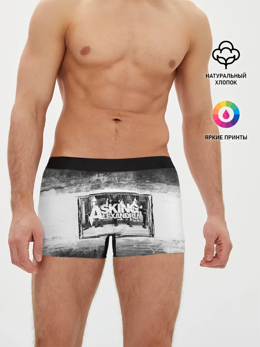 Мужские трусы боксеры / Asking Alexandria