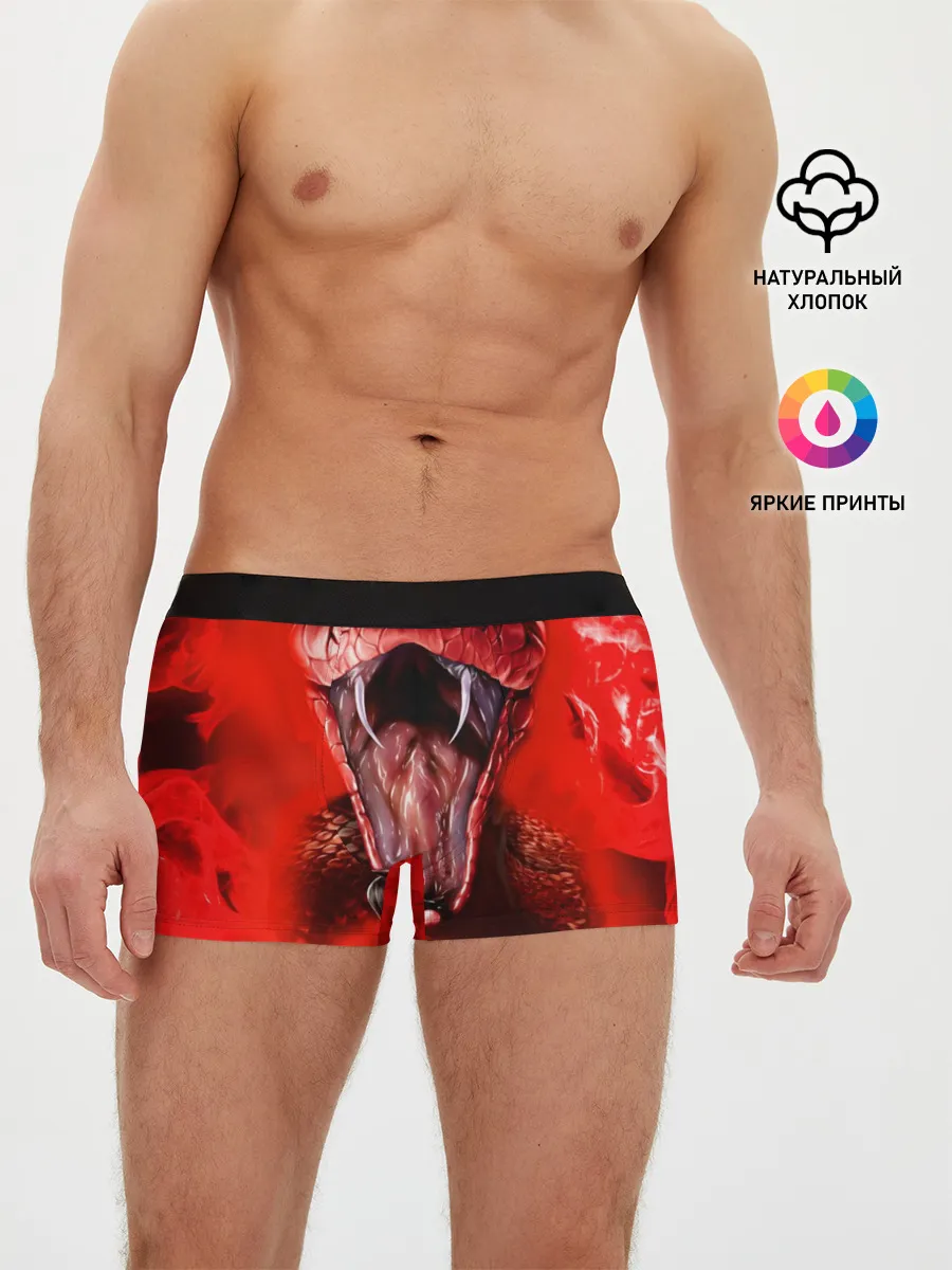 Мужские трусы боксеры / Red Snake