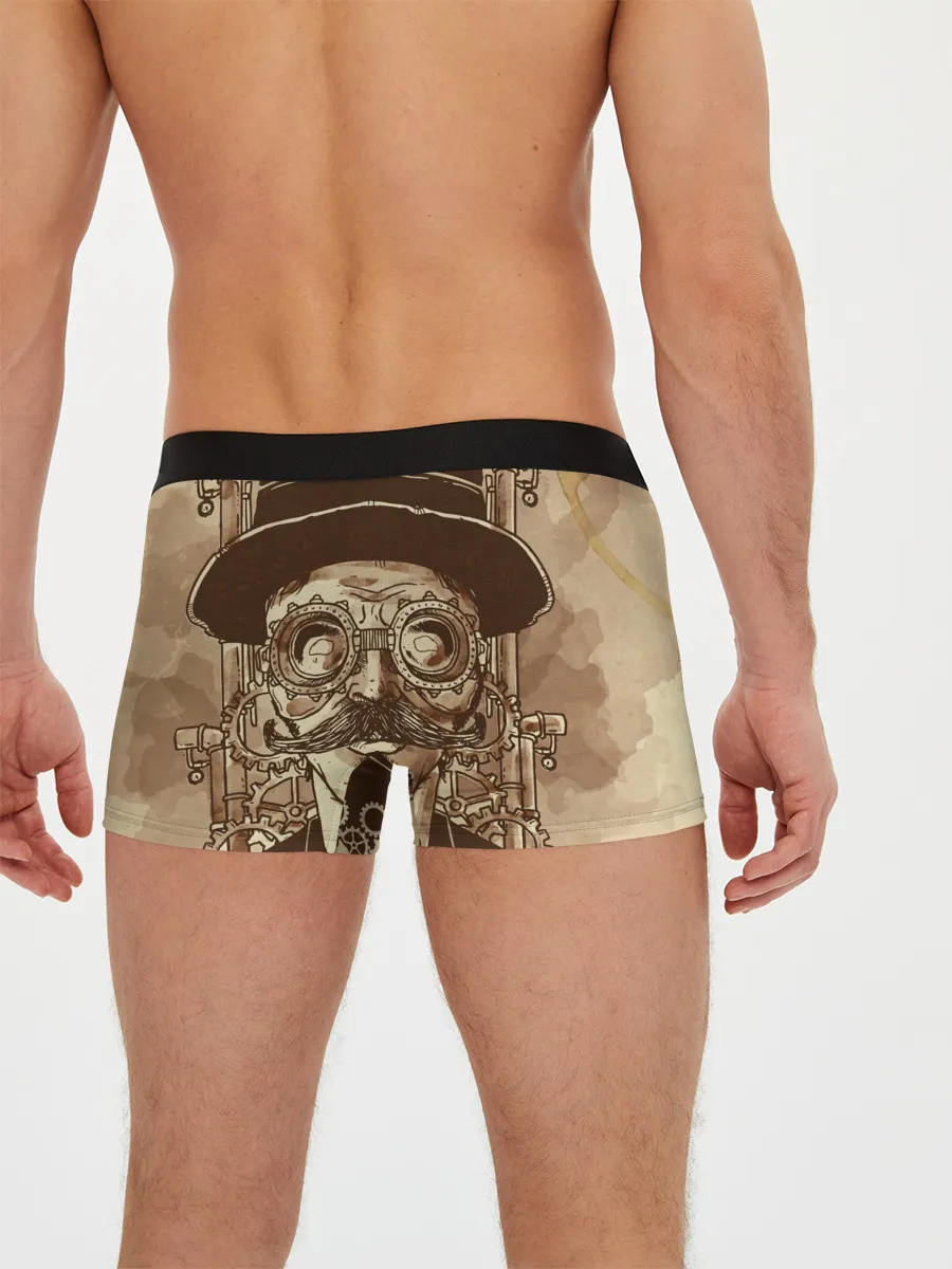 Мужские трусы боксеры / Стимпанк