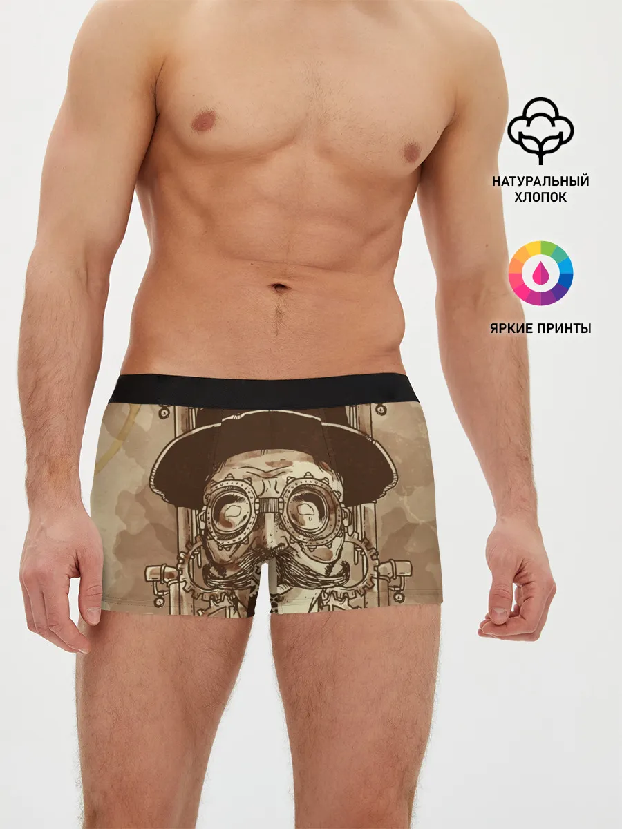 Мужские трусы боксеры / Стимпанк