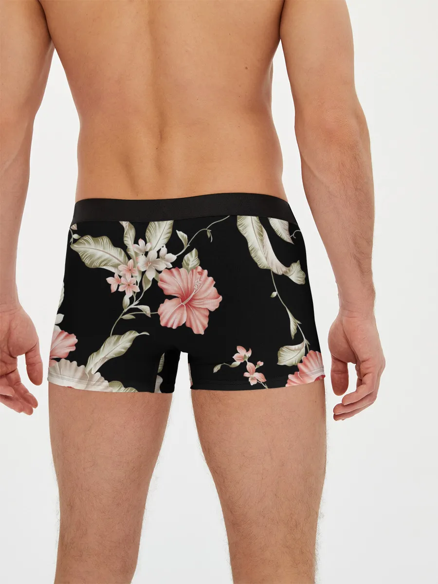Мужские трусы боксеры / цветок абстракция