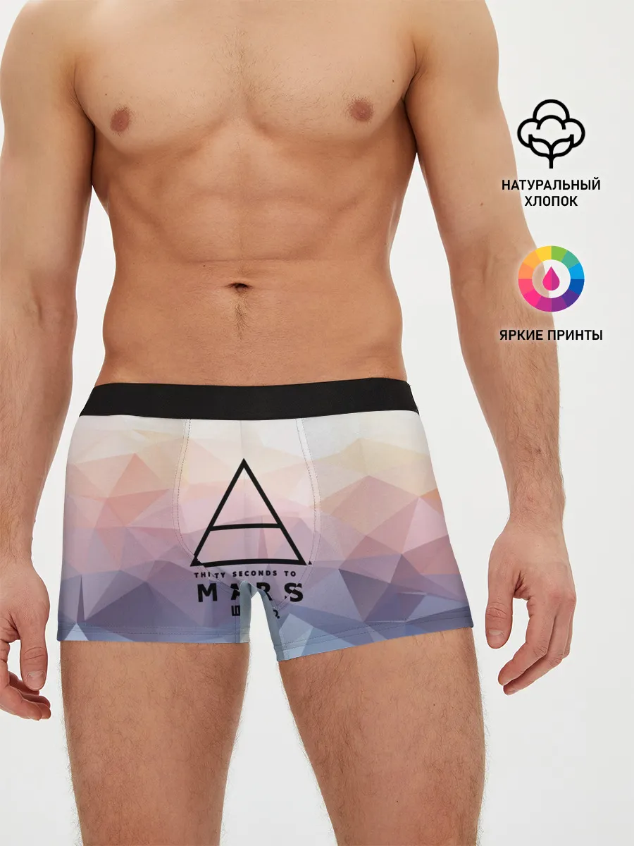 Мужские трусы боксеры / 30 Seconds to Mars