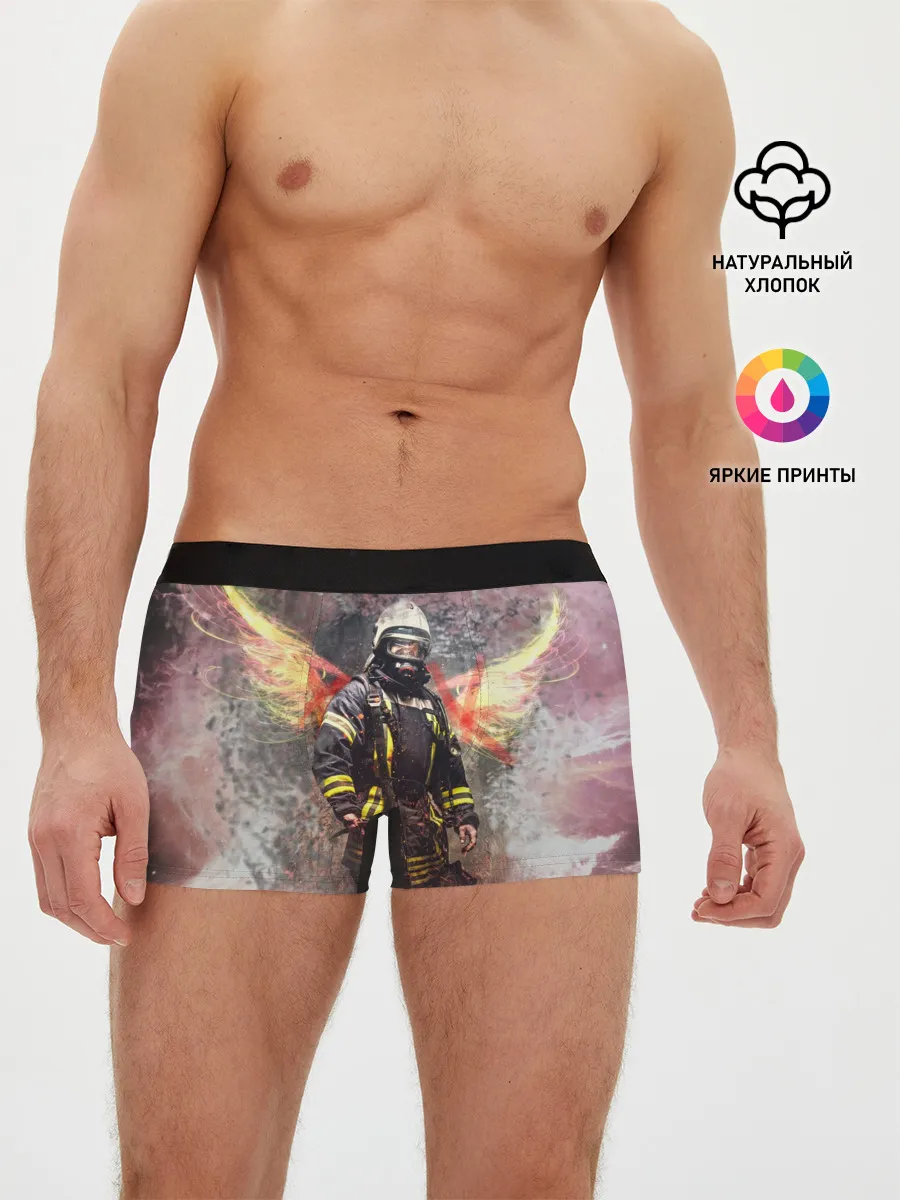 Мужские трусы боксеры / Пожарный