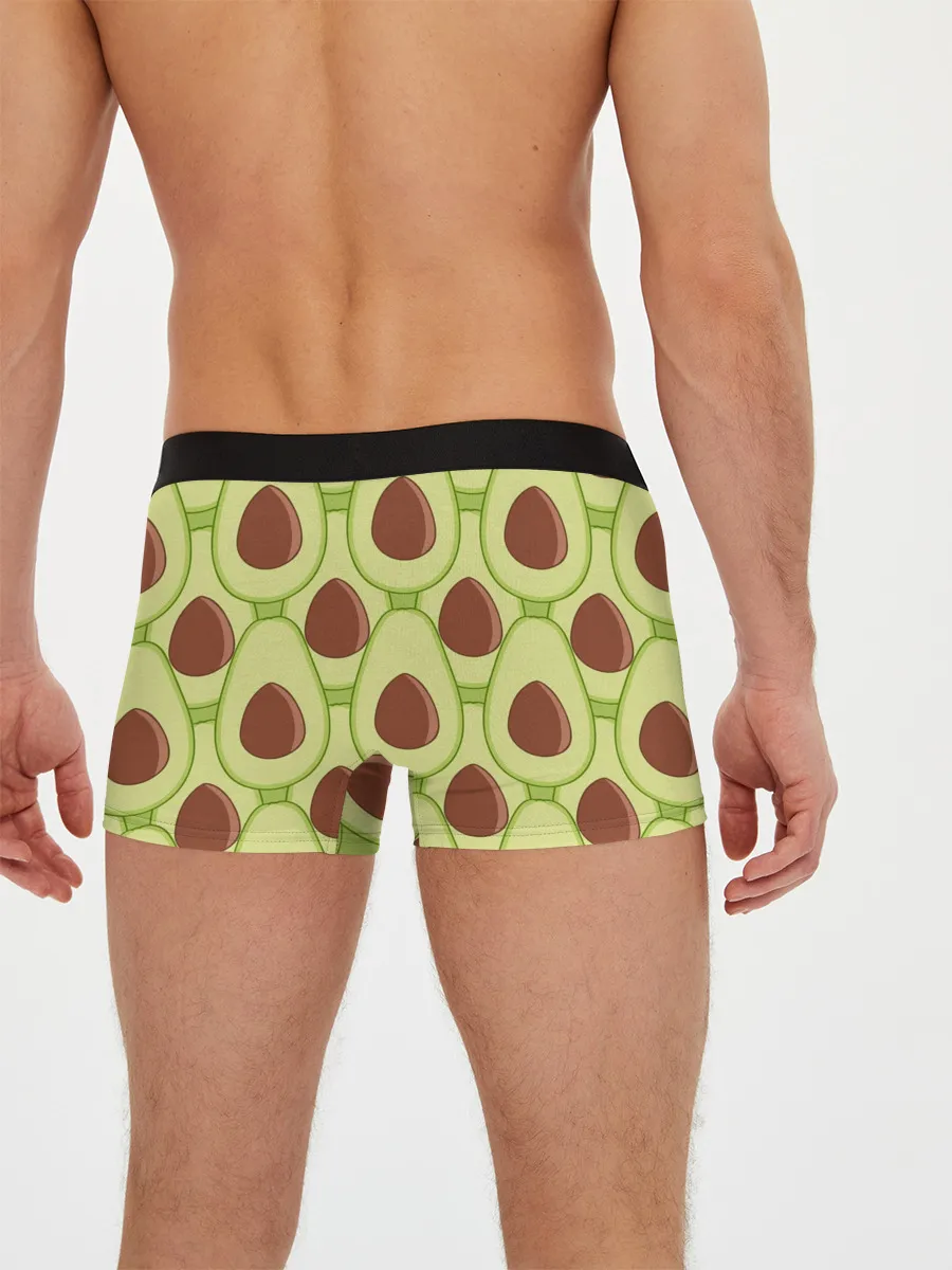Мужские трусы боксеры / Авокадо