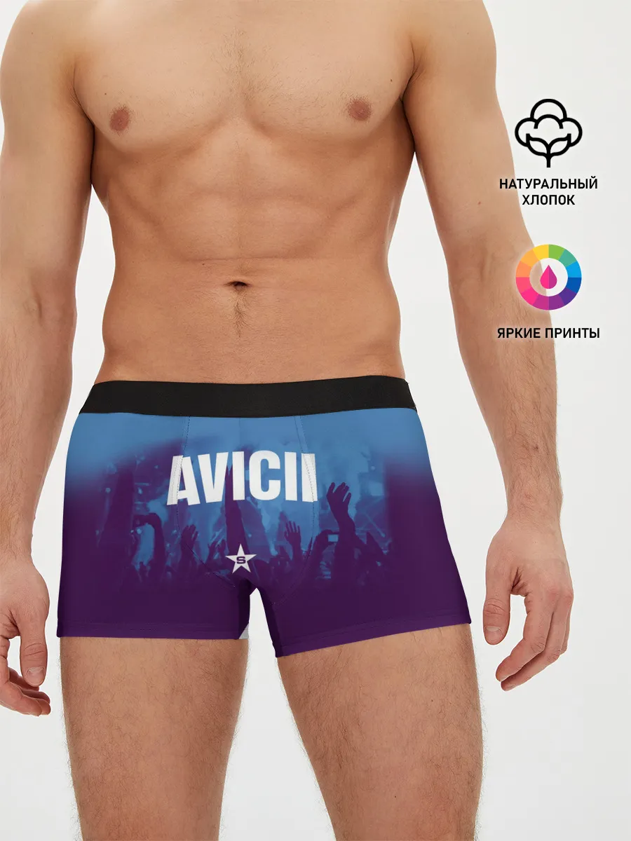 Мужские трусы боксеры / Avicii