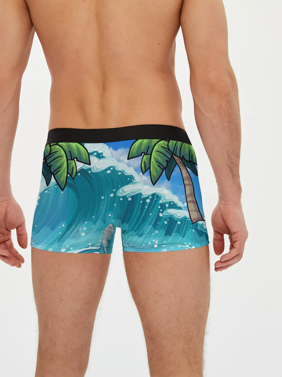 Мужские трусы боксеры / Сёрфинг на Пицце