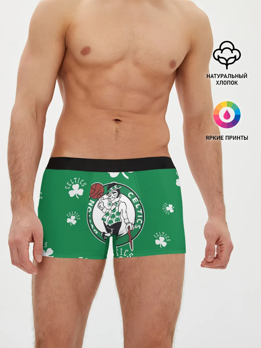 Мужские трусы боксеры / Boston celtics, nba