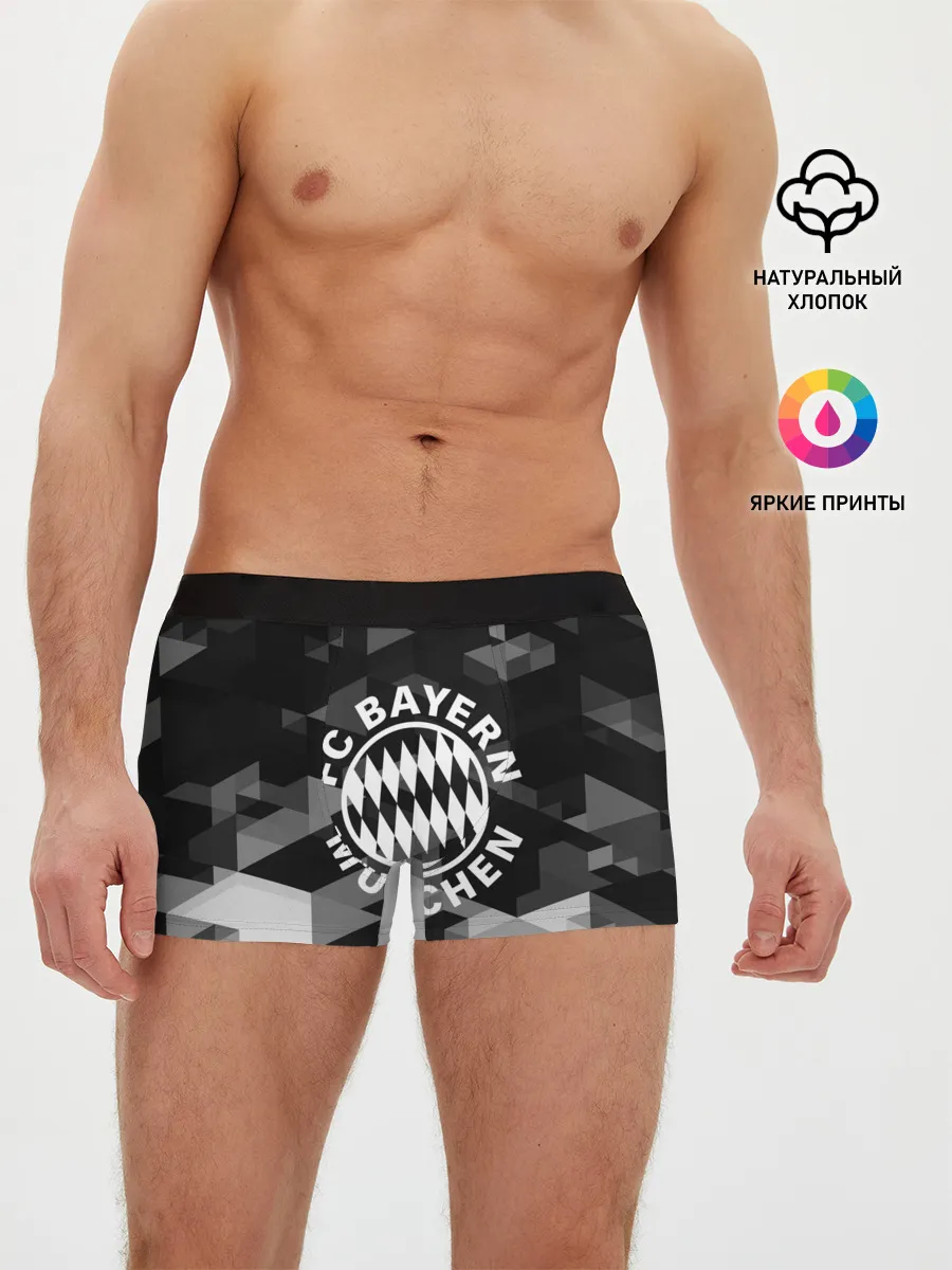 Мужские трусы боксеры / Bayern Munchen Geometry Sport