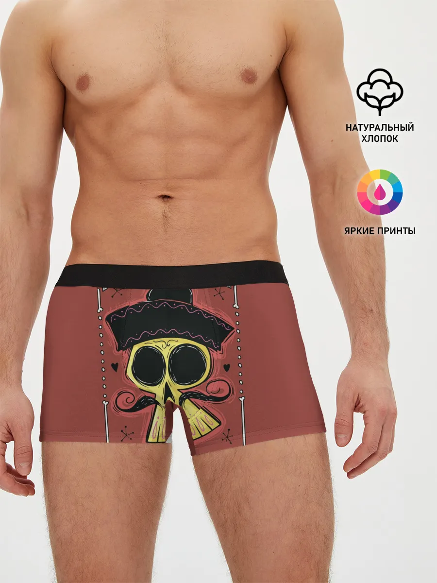 Мужские трусы боксеры / Dia de los Muertos