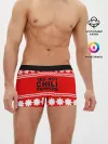 Мужские трусы боксеры / Праздничный RHCP