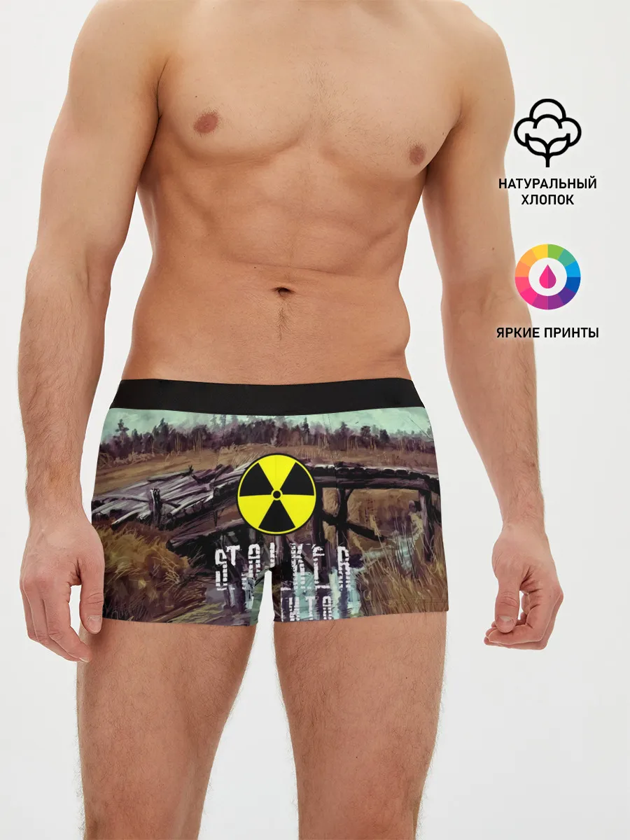 Мужские трусы боксеры / S.T.A.L.K.E.R НИКИТА